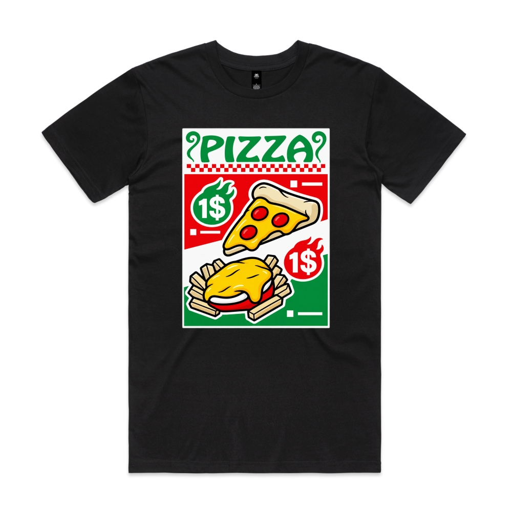 Pizza Menu T-Shirt