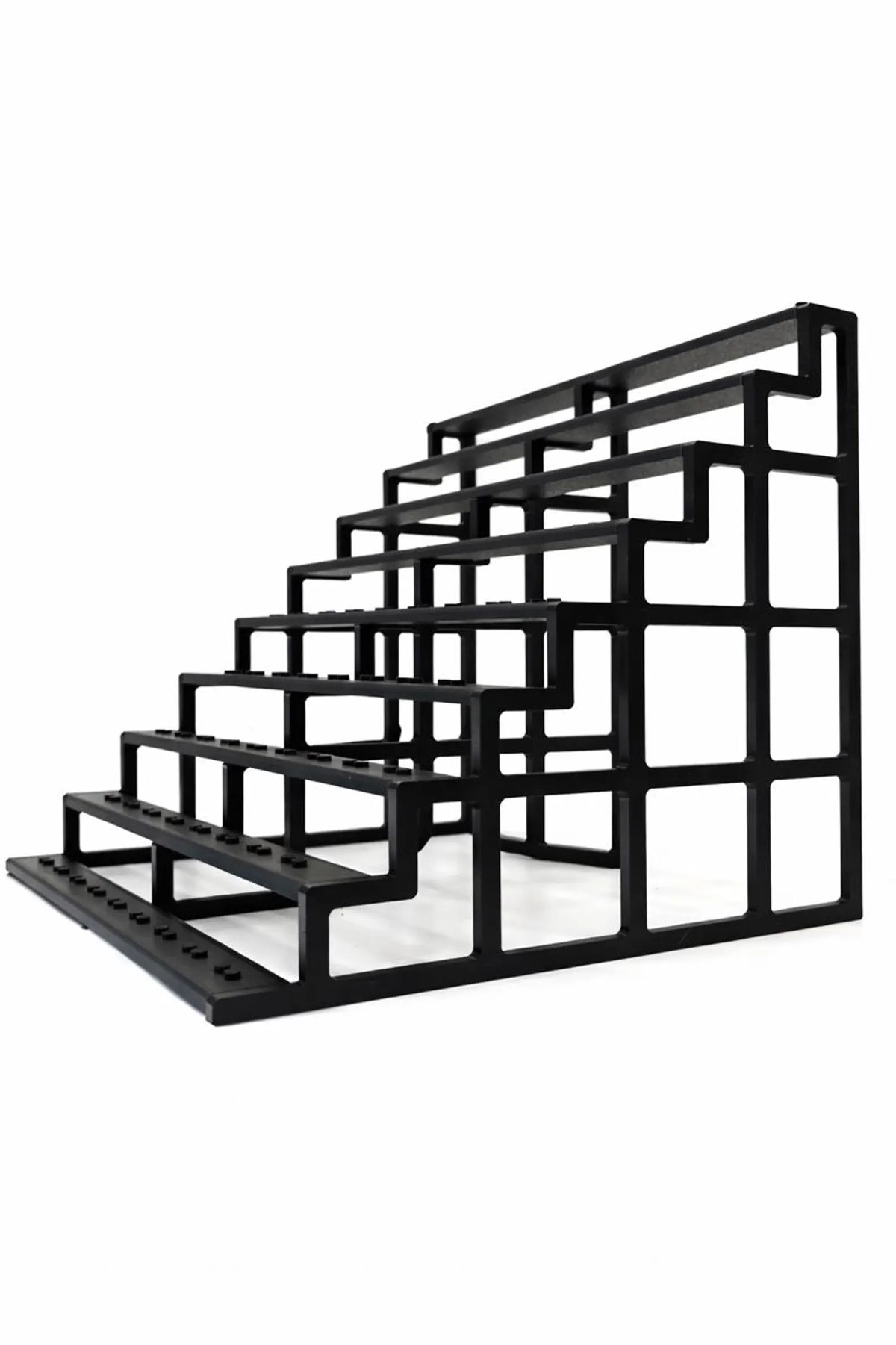 Shelf Worthy 9-Tier Staggered Minifig/Minifigure Display Stand